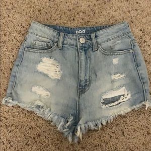 BDG High-Waisted Denim Shorts